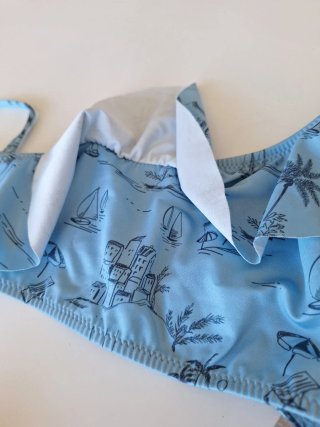 Bikini niña estampado tropical niña 9-10años 140cm