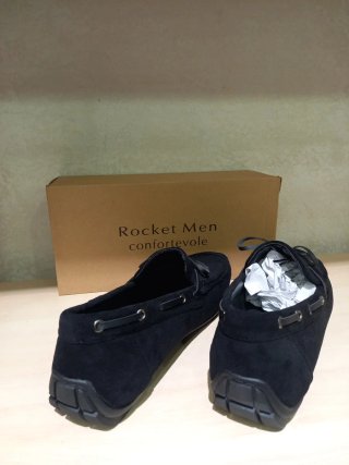 Mocassini uomo neri Rocket Men 44