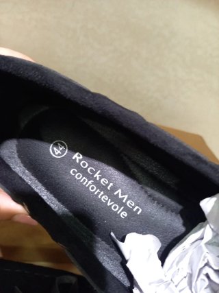 Mocassini uomo neri Rocket Men 44