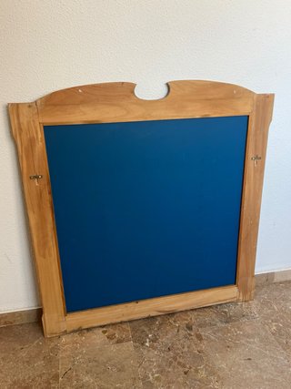 Espejo Grande Madera Tallada Vintage