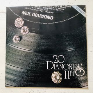 Neil Diamond 20 Diamonds Hits LP 12" 33 RPM