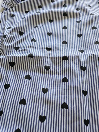 Blusa Rayas y Corazones