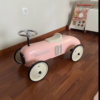 Coche correpasillos rosa niños