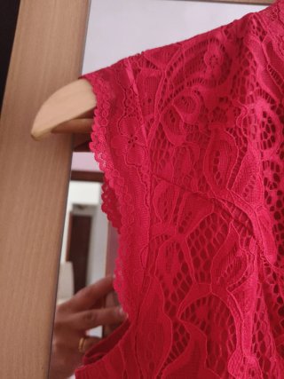 Vestido de fiesta rojo largo