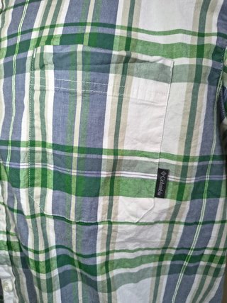 Columbia shirt short sleeve checkered