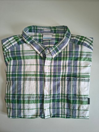 Columbia shirt short sleeve checkered