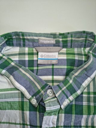 Columbia shirt short sleeve checkered