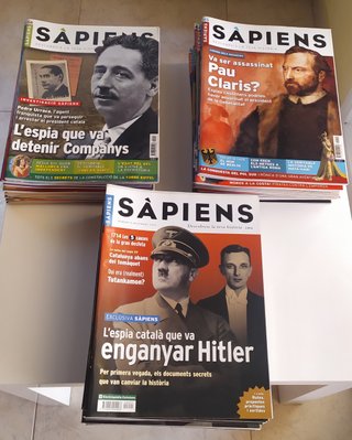 54 números de la revista d'història Sàpiens