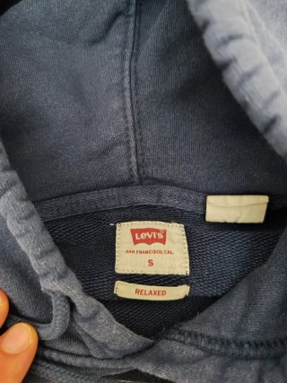 Felpa Levi’s Blu Notte - Taglia S (Relaxed Fit)