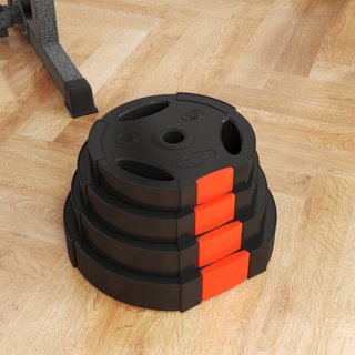Kit Pesi con 2 Dischi da 7.5 kg e 2 Dischi da 5 kg