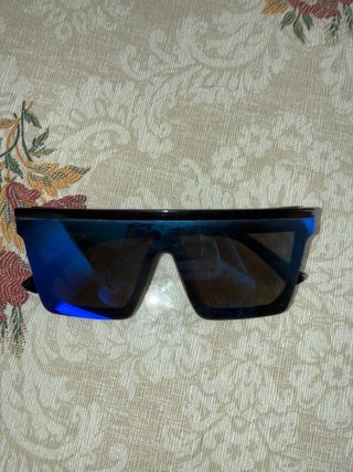 Gafas de sol cuadradas azules