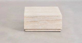 SKLUM Mesa de centro cuadrada 80x80 cm en cemento