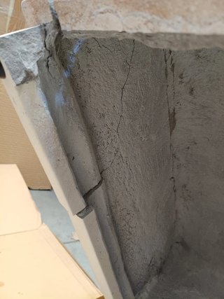 SKLUM Mesa de centro cuadrada 80x80 cm en cemento