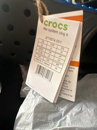Chanclas Crocs 4lw system clog k j5