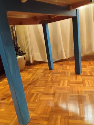 Mesa extensible IKEA restaurada | 90x50 cm