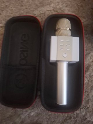 Micrófono Karaoke Bluetooth TOSING Plata/Blanco