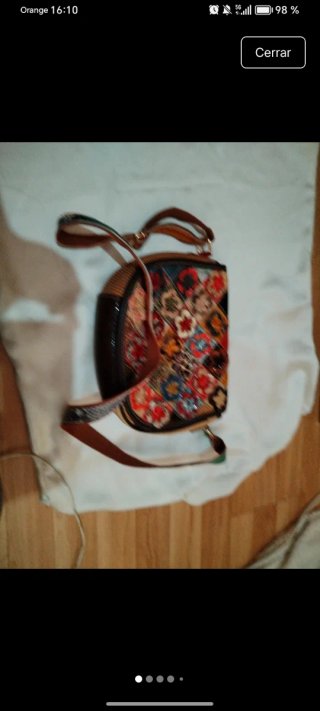 Bolso bandolera de cuero