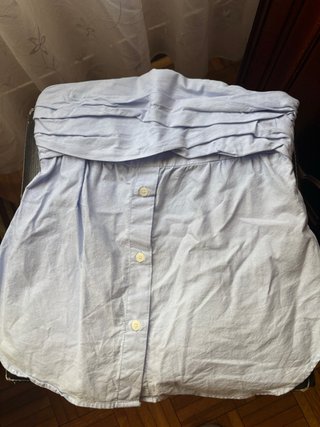 Top de banda azul talla única