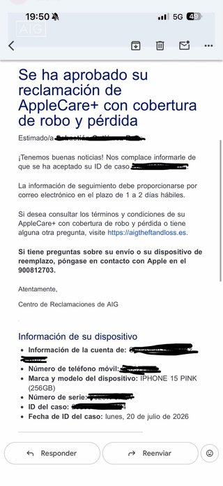 iPhone 15 Rosa 256 GB