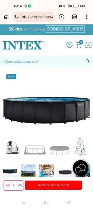 Piscina Desmontable Intex Ultra XTR 732x132cm