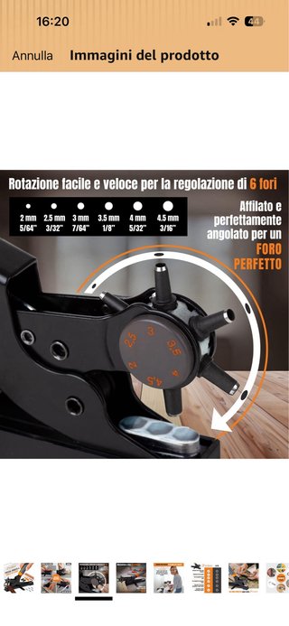 Punzonatrice Pro-Master per cinture