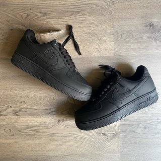 Nike Air Force 1 Triple Black Talla 40 Con Caja