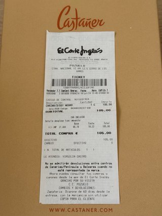 Castañer Zuecos Beige y Negro Talla 38