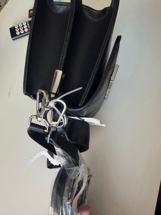 Bolso Steve Madden Negro con Brillantes