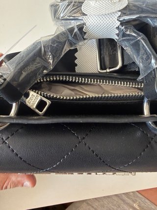 Bolso Steve Madden Negro con Brillantes