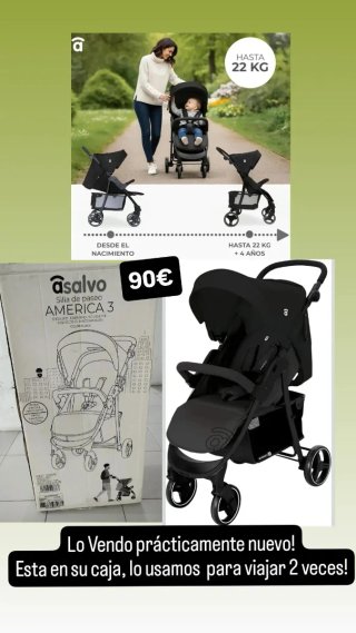 Silla de paseo Asalvo América 3