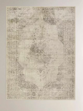 Alfombra Gris efecto vintage