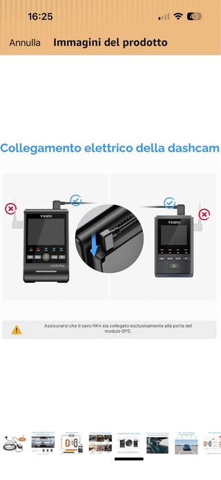 Kit Cavo Alimentazione Dash Cam Nuovo