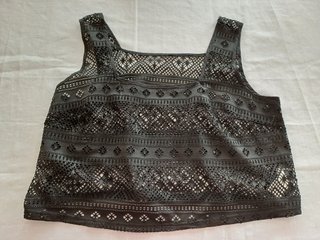 Conjunto Top y Pantalón Negro.