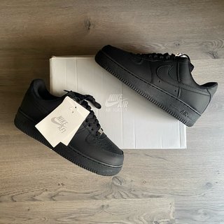 Nike Air Force 1 Triple Black Talla 40 Con Caja