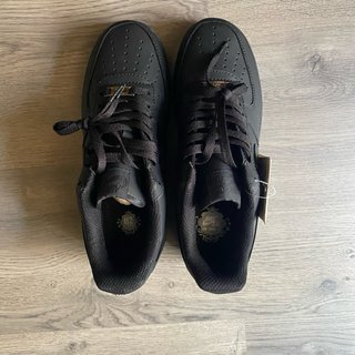 Nike Air Force 1 Triple Black Talla 40 Con Caja