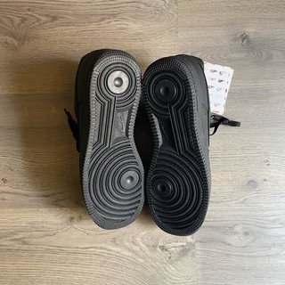 Nike Air Force 1 Triple Black Talla 40 Con Caja