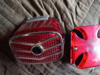 Piloto Cruz Malta Harley Custom Rojo