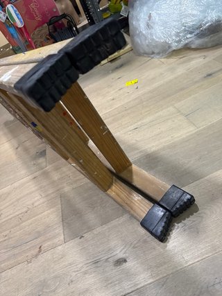 Escalera de tijera de madera