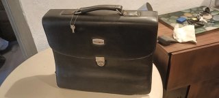 Maletín ejecutivo Siragon vintage con llave