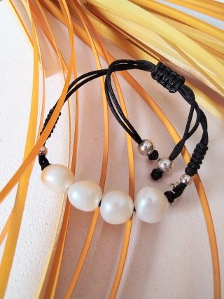 Pulsera Tous Perlas y Plata