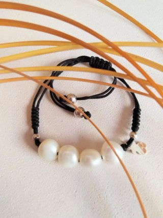 Pulsera Tous Perlas y Plata