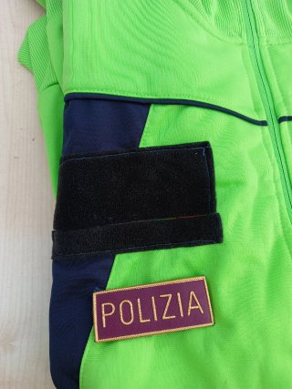 Felpa Polizia Stradale Verde Blu