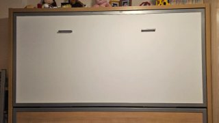 Litera Abatible Horizontal Madera y Metal