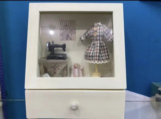 Diorama Caja Costura Miniatura