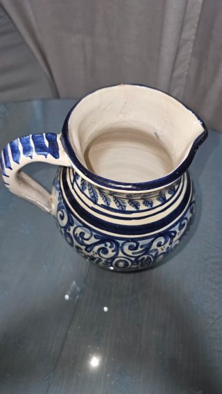 Jarrón Cerámica Toledana Azul