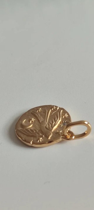Charms Pandora serie talisman Baño Oro 14 k y Plat