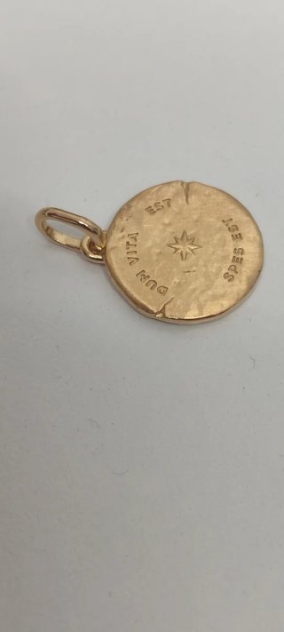 Charms Pandora serie talisman Baño Oro 14 k y Plat