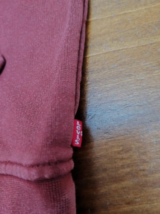 Felpa Levi's Bordeaux Taglia S (Relaxed Fit)