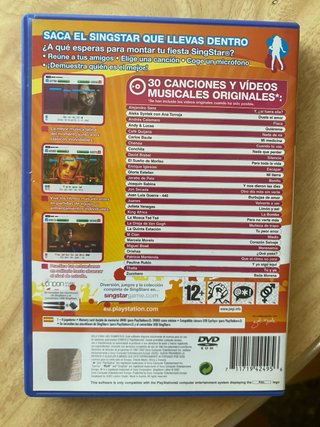 Lote 10 juegos Singstar PS2.