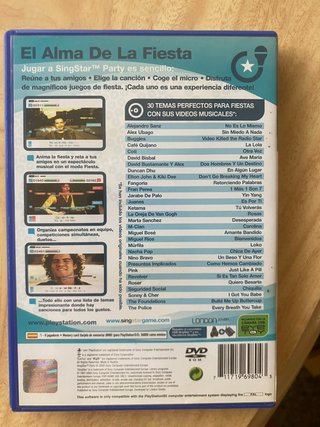 Lote 10 juegos Singstar PS2.